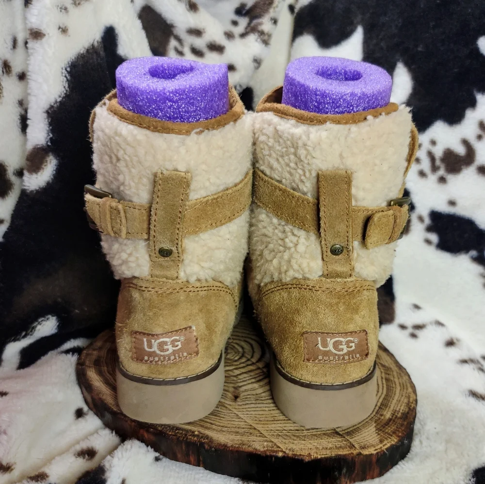 Cozy Tan Kids Boots